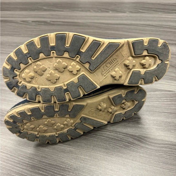 Cliffs by White Mountain Boots Women’s 7M Karlyssa Hiking Blue Leather Lace Up - Picture 9 of 11